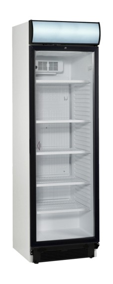 Kühlschrank mit Glastür und Leuchtaufsatz - L 372 GLKv-LED - Esta