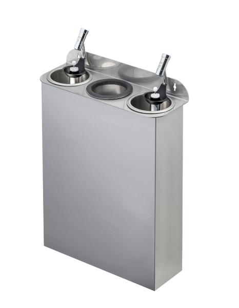 Portioniererdusche Unlimited Silver WATERSTOP Rund - Lölsberg