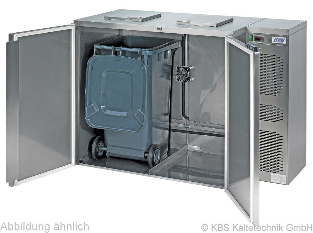 Nassmüllkühler für 1 Tonne NMK 240 ZK Zentralkühlung - KBS