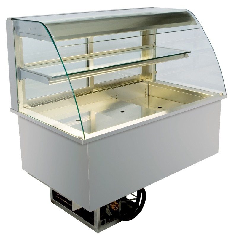 Einbaukühlvitrine OPV 177-7-M2 Front offen - NordCap