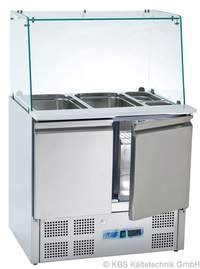 Saladette KBS 908 mit geradem Glasaufbau - KBS