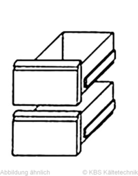 Kühltischschubladensatz 2x 1/2 GN 1/1 - KBS