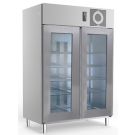 Edelstahl Glastürkühlschrank KU 1425 G - KBS