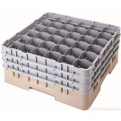 Gläserkorb mit 36 Fächern, 500x500mm, Glas max. Ø 73mm / H 215mm - KBS