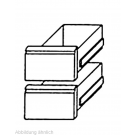 Schubladensatz 2x 1/2 GN 1/1 KTF Serie - KBS