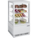 Mini-Umluftkühlvitrine, 68 L, Modell SC 70 weiß - Saro