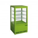 Mini-Umluftkühlvitrine, 68 L, Modell SC 70 grün - Saro