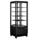 Kühlvitrine, Doppeltür, 98 L, SC 100 DT schwarz - Saro
