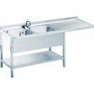 Spülcenter mit 2 Becken - CHROMOnorm