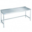 Arbeitstisch - Tiefe 700 mm Länge 1200 mm Unterbau mit Tischplatte - CHROMOnorm
