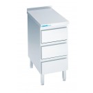 Schubladenblock mit 3 Schubladen - CHROMOnorm