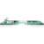 Schanktischabdeckung ,Wulstrand, 1 Becken links 2700 x 750 mm - KBS